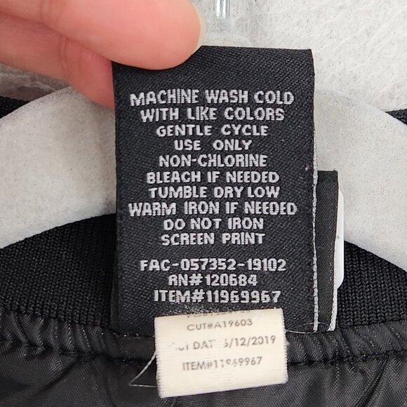 Friday The 13th Jacket Mens Small Black Bomber Jason Voorhees F13 Halloween - Picture 12 of 15